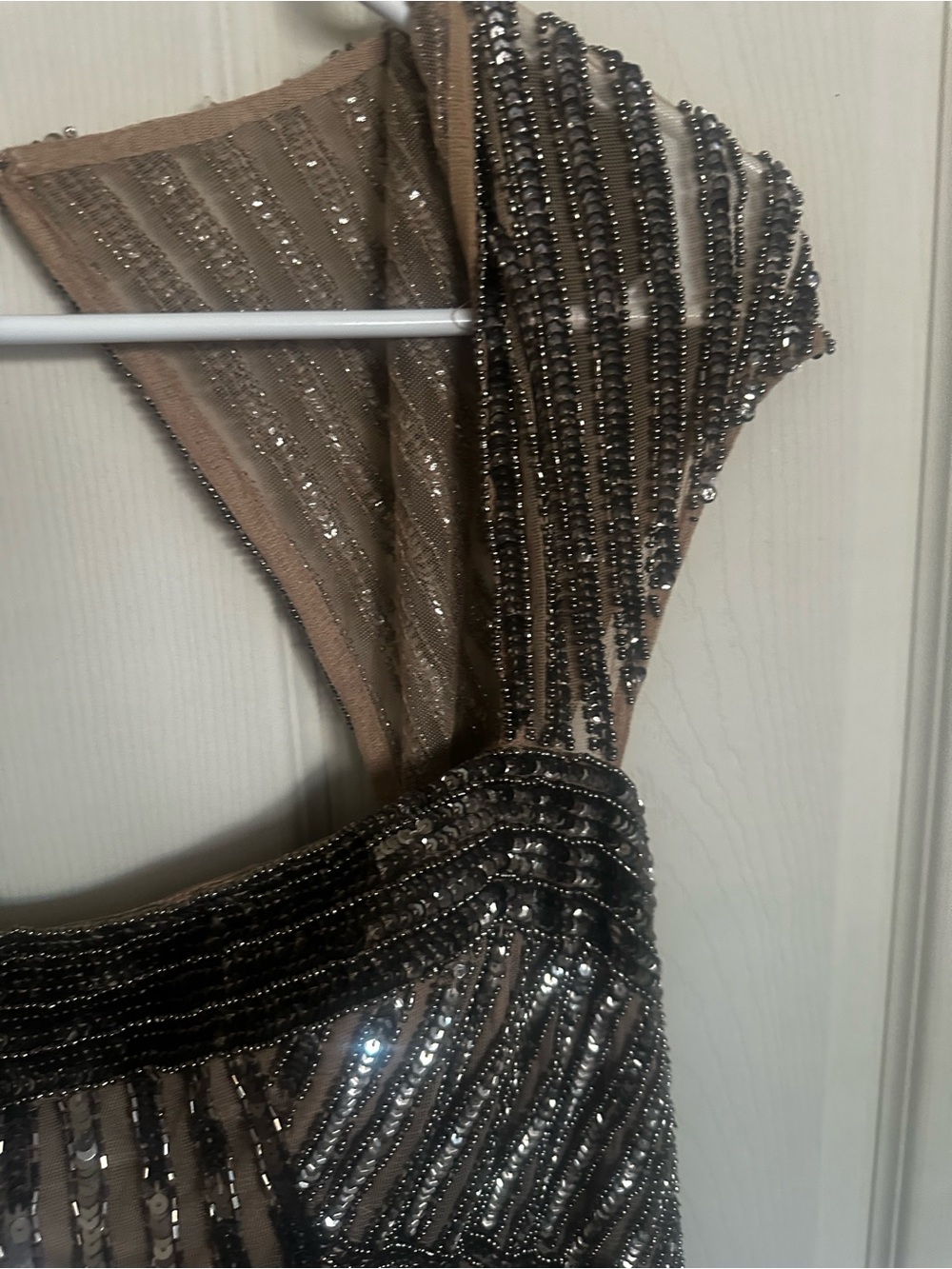 Adrianna Papell  Evening Gown with Sequin Detail size 10 - Picture 11 of 14
